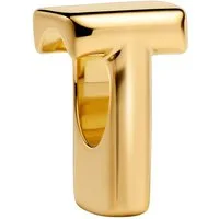 Pandora Bead 763966C00, Mini-Charm Buchstabe T Goldfarben