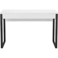 OTTO home Schreibtisch Moid, Computertisch im modernen Design, Breite 120/140/160 cm, mit Metallbeinen & Schublade