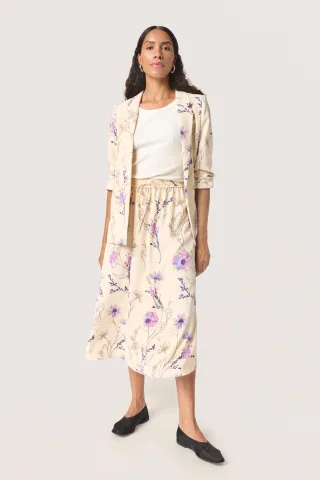 Rock A-shape Whitecap Gray Floral Print multicolour