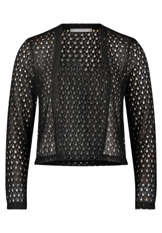 Betty & Co - Sweatjacke schwarz - Gr. - 42