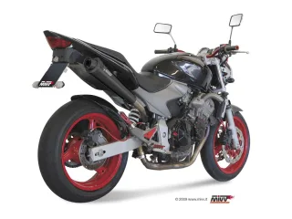 Sport Auspuff MIVV X-Cone Edelstahl BLACK Edition Honda CB 600 F Hornet Bj. 2003-2006 PC36 +ABE
