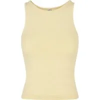 WITORU Tanktop 1er/2er Pack kurzes ärmellos Damen Shirt / Racer Back Top - 180 g/m² (1-tlg) Slim Fit - Gr. XS bis 3XL