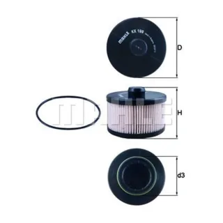 Mahle Kraftstofffilter Chrysler Voyager KX199D