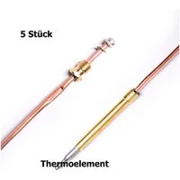 Gastronics Dönergrill Thermoelement 5 Stück Potis Universal Thermofühler Gas Dönergrill 32cm