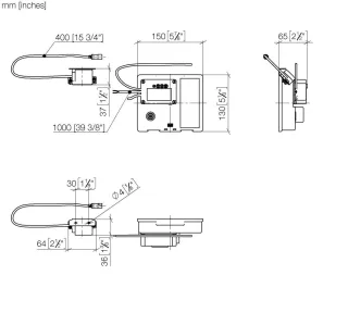 Dornbracht eSET Touchfree Waschtischbatterie mit Temperatureinstellung SERIENNEUTRAL 42765970 4276597090