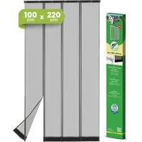 Waidmeister Insektenschutz-Vorhang Waidmeister Tür Vorhang Basic anthrazit 100x220 Klettband, (1-St)