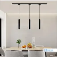 BlueLeon Schienensystem-Sets BL-2WT Schienensystem 3x Hängeleuchte + Schiene, Alu GU10 erweiterbar