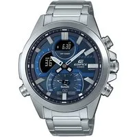 CASIO EDIFICE ECB-30D Smartwatch, Armbanduhr,Herrenuhr,Bluetooth,Stoppfunktion,Weltzeit,Edelstahlarmband