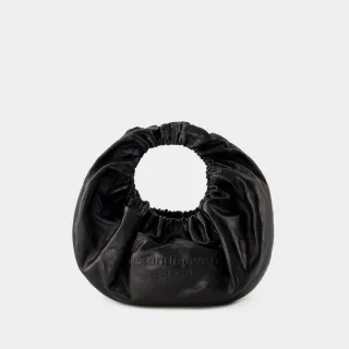 Crescent Small Handtasche - Alexander Wang - Leder - Schwarz