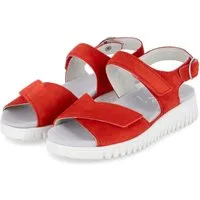 Semler Semler C7085042/064 SP Damen Rauleder red Sandalette
