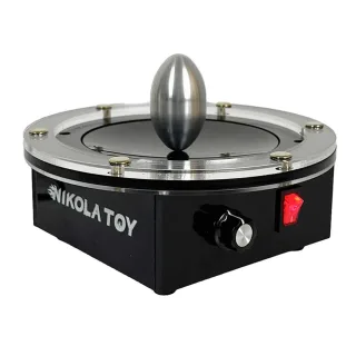 NIKOLATOY Tesla Columbus Egg Electromagnetic Backset Current Model Creative Desktop Ornaments Standing Physics Experimen