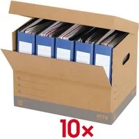 Otto Office Budget Archivcontainer (10 St), mit Beschriftungsfläche