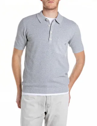 REPLAY - UK4708.000.G23774 grey melange - Gr. - L