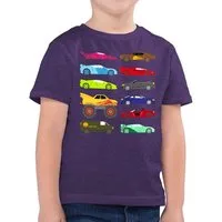 Shirtracer T-Shirt Rennwagen und Trucks (1-tlg) Kinder Fahrzeuge