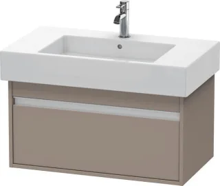 Duravit Ketho Waschtischunterbau wandhängend Basalt Matt 800x455x410 mm - KT669004343 KT669004343