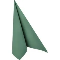PAPSTAR Papierserviette Servietten ROYAL Collection 1/4-Falz 40 cm x 40 cm dunkelgrün 50 Stk