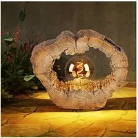 GLOBO LIGHTING LED Solarleuchte, LED-Leuchtmittel fest verbaut, Warmweiß, Solarlampe Outdoor Garten Solarleuchte LED Solar Außenlampe Gartendeko