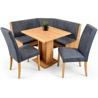 Stolebaenk Eckbankgruppe Lügde EBG LELATI Artisan/Sonoma, (Set), Staufächer unter der Sitzbank
