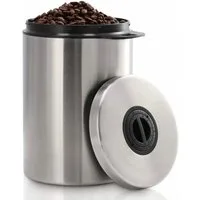Xavax Kaffeedose Kaffeedose Edelstahl 1kg Luftdicht Behälter Silber, Edelstahl, (1x Vorratsbehälter), Vorratsdose Behälter Dose für Kaffeebohnen Kaffeepulver Lebensmittel