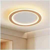 RRBEST LED Deckenleuchte LED Deckenlampe, 72CM Dimmbar Wohnzimmer Deckenleuchte, mit Fernbedienung und Memory Funktion