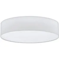 EGLO Deckenleuchte PASTERI, ohne Leuchtmittel, Leuchtmittel wechselbar, Deckenleuchte aus Textil und Kunststoff, Flurlampe Decke, E27, Ø 57 cm