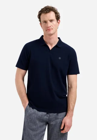 No Excess - Polo V-Collar Clean Night - Gr. - XL
