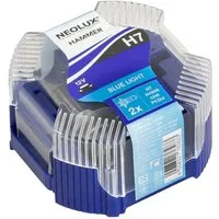 Osram KFZ-Ersatzleuchte 2x HAMMER H7 12V 55W Halogen Leuchtmittel, H7, 2 St., PX26d Xenon Blue Look Effekt Halogen-Birnen Ersatz Glühlampe Set Box