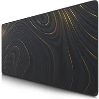 Titanwolf Gaming Mauspad XXL Speed Mousepad 900 x 400 x 3 mm, Schreibtischauflage, abwaschbar, rutschfeste Rückseite, Geschwindigkeit & Präzision, Abstract Lines 2
