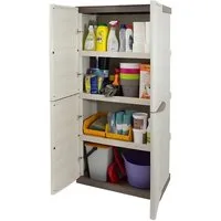 GarPet Garten-Geräteschrank Gartenschrank Wasserdicht Outdoor Schrank Kunststoff Allzweckschrank