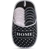 ONVAYA ABS Gästepantoffel Dots 6er Set, Hausschuhe, Filz, Antirutsch Pantoffel
