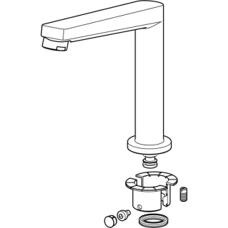 Hansa Auslauf Küche Twist komplett 59914204 193 mm chr