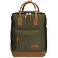 Enrico Benetti Freizeitrucksack Cityrucksack leicht für Damen und Herren (klein, mit Laptopfach), mit Lederimitat Applikationen, in tollen Farben