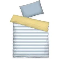TOM TAILOR HOME Bettwäsche STRIPES WITH A KICK in Gr. 135x200cm oder 155x220cm, Perkal, 2 teilig, new bedroom, farbige Paspel am Kissen