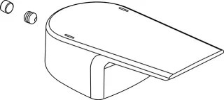 Ideal Standard Griff Ceramix 28er komplett mit Logo A861018AA