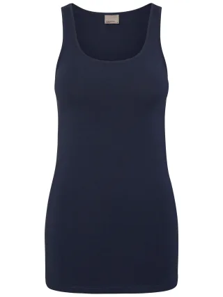 VERO MODA - VMMAXI MY SOFT LONG TANK TOP NOOS Black Iris - Gr. - XS