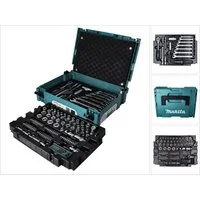 Makita Werkzeugset Werkzeug Set 120 tlg. (E-08713) 1/4" / 3/8" / Ratsche