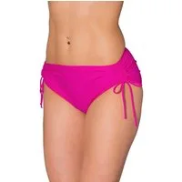 Aquarti Bikini-Hose Aquarti Damen Bikinihose mit Raffung und Schnüren