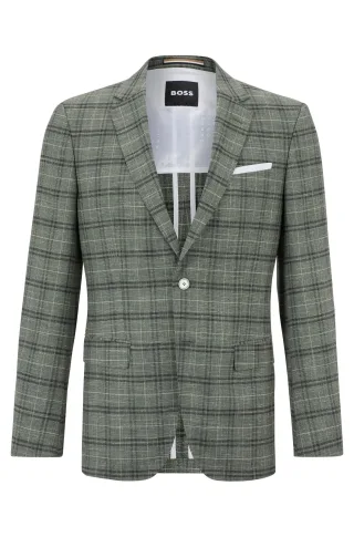 BOSS Menswear Black - H-Hutson-231 open green - Gr. - 54