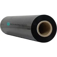 Scorprotect® Schutzfolie Stretchfolie Handstretchfolie 500 mm x 300 m schwarz