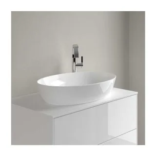 Villeroy & Boch Artis Aufsatzwaschtisch 41986101 610 x 410 x 130 mm, ohne Überlauf, Weiß Alpin