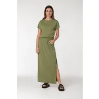 SUPER.NATURAL Sommerkleid für Damen, Merino W FEEL GOOD DRESS atmungsativer Merino-Materialmix