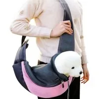 FLOCKI Pets™ Tragetasche Haustierrucksack, Haustiertasche, Hunde Tasche, Katzen Tasche, atmungaktiv & komfortabel für Ihren Vierbeiner