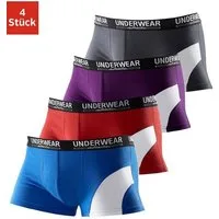 AUTHENTIC LE JOGGER Boxer Boxershorts für Herren (Packung, 4-St) mit kontrastfarbenen Einsatz