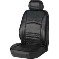 CarComfort Autositzbezug Autositzbezug Ranger aus echtem Leder schwarz, 1 Vordersitzbezug 1tlg, 1 Kopfstützenbezug, 2-tlg.