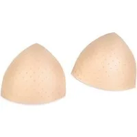 maDDma BH-Push-up-Einlagen BH Einlagen "S" perforiert Push-Up Einlagen Bikini Korsett (1 Paar), beige