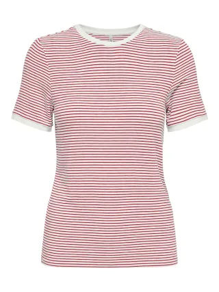 ONLY - ONLTINE S/S O-NECK TOP JRS Cloud Dancer - Gr. - S