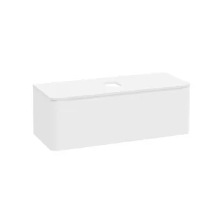 VitrA New Integra Round Waschtischunterschrank für Aufsatzwaschtisch mit 1 Weiß Matt,70060 70060