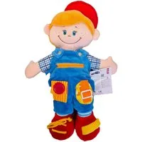 Small Foot Stoffpuppe Weiche Stoffpuppe Junge 36 cm Puppe (1-tlg), weiche Stoffpuppe