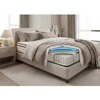 Federkernmatratze Matratze 180x200, 7-Zonen Taschenfederkernmatratze, Höhe 25 cm, oleyluckidea, Größen haben 140 × 200 cm, 160 × 200 cm und 180 × 200 cm