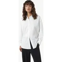 comma Langarmbluse Bluse Weite Hemd-Bluse mit Fledermausärmeln